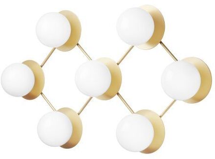 Liila 7 Wandlamp - Goud - Opaal