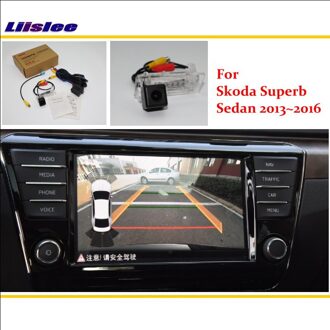 Liislee Voor Skoda Superb Sedan ~ Rca & Originele Screen Compatibel Achteruitrijcamera/Back Up Reverse parking Camera