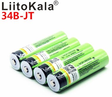 Liitokala 18650 3400 Mah Originele NCR18650B 3000 3400 Oplaadbare Li-Ion Batterij Voor Zaklamp 1stk