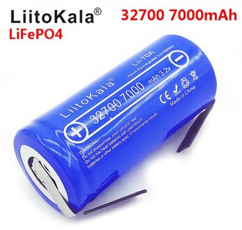 Liitokala 3.2V LiFePO4 32700 Batterij 14Ah 21ah 28ah 35ah 24Ah Continue Afvoer Maximale 55A High Power Batterij + Nikkel lakens 3.2V7Ah