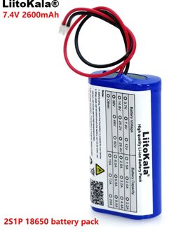 LiitoKala 7.2 v/7.4 v/8.4 v 18650 lithium batterij 2600 mA Oplaadbare batterij megafoon speaker bescherming board