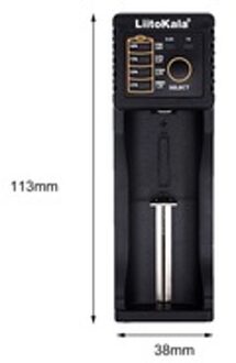 Liitokala Lii-100B 18650 Battery Charger 26650 21700 14500 10440 Nimh Li-Ion Ni-Cd Smart Universal Battery Charger