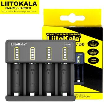 LiitoKala Lii-16340 Lader 3.7V 4.2V Oplaadbare batterij CR123A CR123 16340 Charger