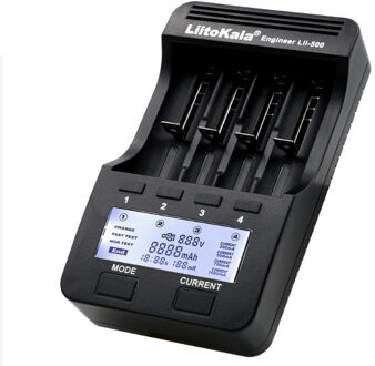 Liitokala Lii-500 LCD 3.7 v 18650 18350 18500 16340 17500 25500 10440 14500 26650 1.2 v AA AAA NiMH lithium batterij Oplader Lii500 Full reeks