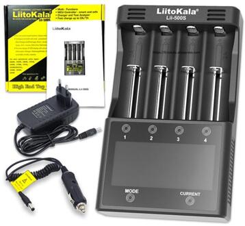 Liitokala Lii-500 Lii-PD4 Lii-500S LCD 3.7V 18650 18350 18500 21700 20700B 20700 14500 26650 AA NiMH lithium-batterij lader Lii-500S Full reeks