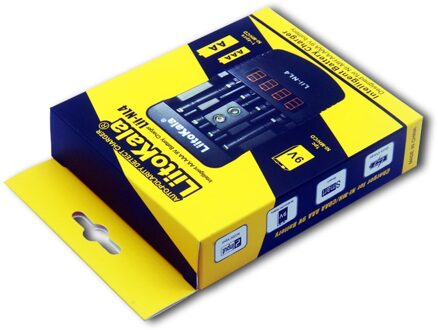 LiitoKala Lii-NL4 9 V 1.2 V AA Batterij Oplader AAA Ni-Mh Ni-Cd Oplaadbare Batterijen Tafel Laders Reizen Opladen muur