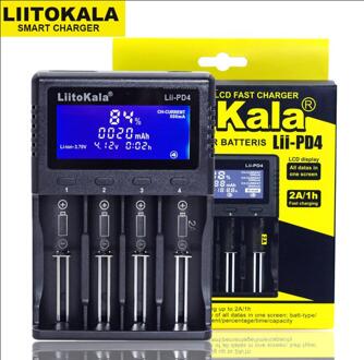 Liitokala Lii-PD4 Lii-S2 Lii-S4 Lii-500S 18650 Lithium batterij oplader 3.7 V 21700 26650 25500 18500 20700 14500 16340 AA Batterij Lii-PD4 lader