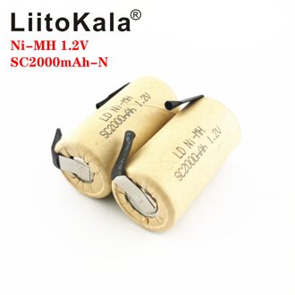 Liitokala Ni-Mh 1.2V Sc 2000 Mah Ni Mh High Power Tool Batterij Mobiele Ontlading 10C Oplaadbare Batterijen Cellen diy Nicke 30stk