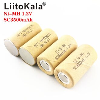 Liitokala Sc 3500 Mah 3000 Mah Ni-Mh 1.2V Oplaadbare Batterij Hoge Ontlading 10C 15C Voor Elektrische Gereedschap Power tool Batterijen 1stk