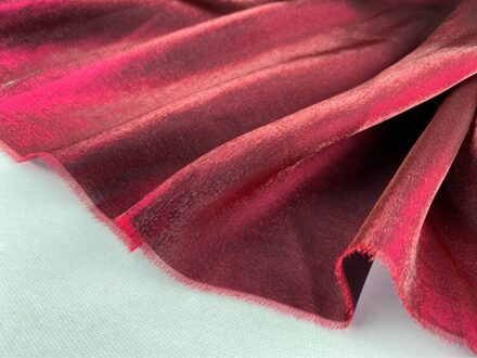 Lijden Zijde Glanzende Kleding Naaien Stoffen Lente Jas Jurk Shirt Jurken Gordijnstof Blauw Grijs Rood 28-1 kers- rood