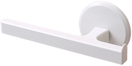 Lijm Plank Handdoek Houder Hotel Wc Douche Organisator Keuken Badkamer Handdoek Houder Voor Handdoeken Bar Rail Hanger Handdoekenrek wit