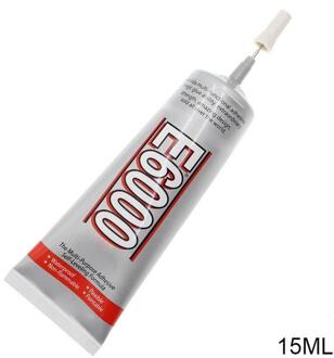 Lijm Voor Strass E6000 15/25Ml Strass Crystal Diy Craft Tool Naalden Epoxy Lijm Sterke Hotfix Voor Sieraden tool 15ML