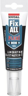 Lijmkit Fix All Flexi Wit 125ml