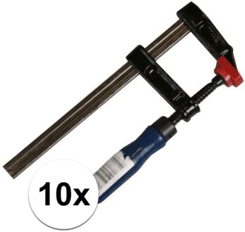 Lijmklem - 10x - metaal - 15 x 5 cm - klein - hobbyklem