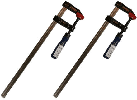 Lijmklem - 4x stuks - metaal - 30 x 5 cm - hobbyklem - groot