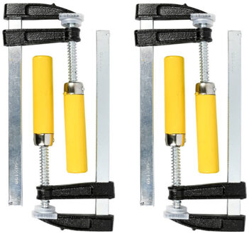 Lijmklemmen - 4x stuks - metaal - hobbyklem - in opbergetui