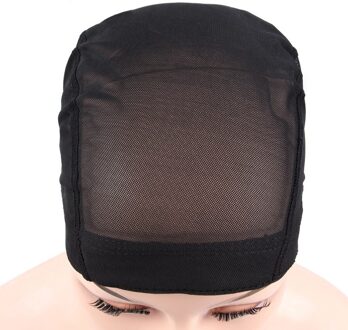 Lijmloze Haar Netto Pruik Liner Goedkope Pruik Caps Voor Het Maken Pruiken Spandex Netto Elastische Dome Pruik Cap 15stk