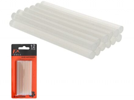 Lijmpatronen 7 x 100 mm - 12 Stuks