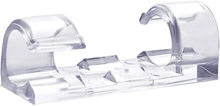 Lijn Vaste, Draad Organisator, Zelfklevende Desktop Klem, Trimmer, Klem, Wire Management 40 Packs, Transparante Clip