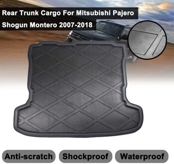 Lijnvervoer Boot Lade Kofferbak Cover Matt Mat Vloer Tapijt Voor Mitsubishi Pajero V97 Shogun 2007 Kick Pad