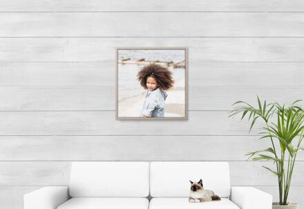 Lijst taupe 60 x 60 cm