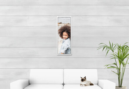 Lijst wit 30 x 80 cm