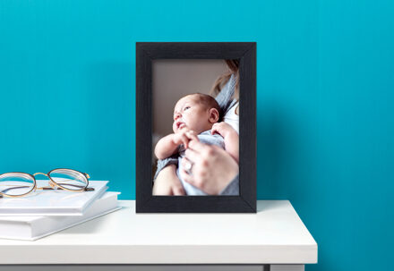 Lijst zwart 13 x 19 cm