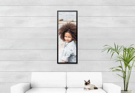 Lijst zwart 40 x 105 cm