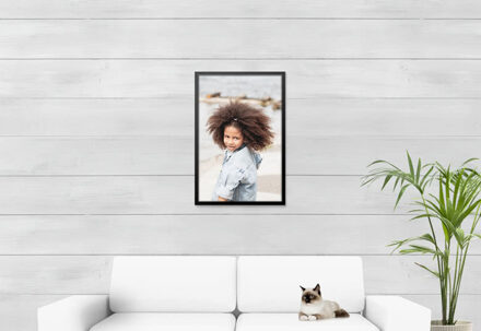 Lijst zwart 50 x 75 cm