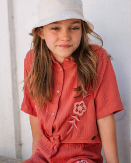 Like Flo Blouse f602-5102 cecile Bruin - 122/128