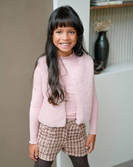 Like Flo Gilet f508-5300 Roze - 134/140