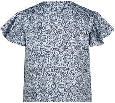 Like Flo meisjes blouse Blauw - 146-152