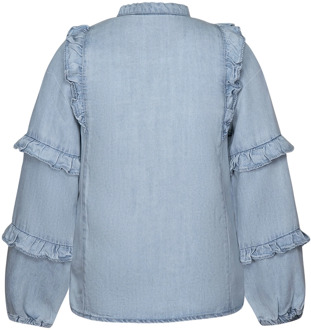 Like Flo meisjes blouse Denim - 146-152