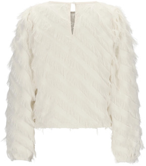 Like Flo meisjes blouse Ecru - 146-152