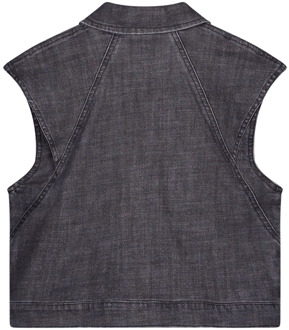 Like Flo meisjes gilet Black denim - 128-140