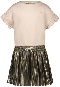 Like Flo meisjes jurk Zand - 110