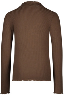 Like Flo meisjes longsleeve Bruin - 104