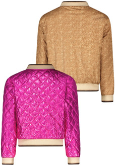 Like Flo meisjes reversible jas Fuchsia - 104