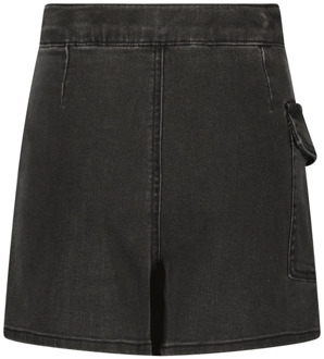 Like Flo meisjes rok Black denim - 164