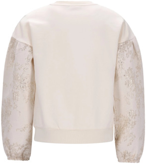 Like Flo meisjes sweater Ecru - 116