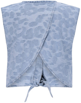 Like Flo meisjes t-shirt Blauw - 146-152