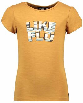 Like Flo meisjes t-shirt Bruin - 110