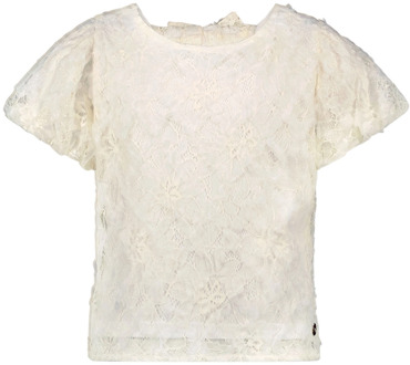 Like Flo meisjes t-shirt Ecru - 134-140