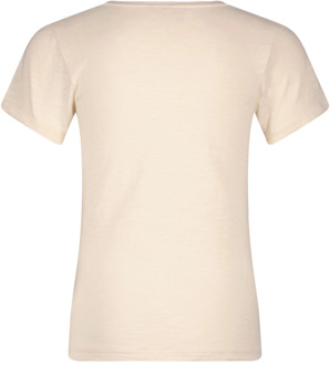 Like Flo meisjes t-shirt Ecru - 134-140