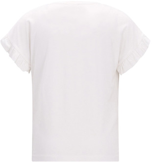Like Flo meisjes t-shirt Ecru - 134-140