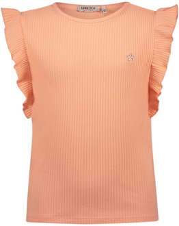 Like Flo meisjes t-shirt Perzik - 122-128