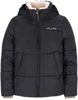 Like Flo meisjes winterjas Antracite - 146-152