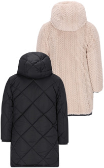 Like Flo meisjes winterjas Antracite - 158-164