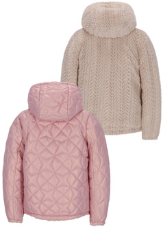Like Flo meisjes winterjas Mauve - 122-128