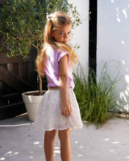 Like Flo Rokje f602-5716 semmie Ecru - 122/128